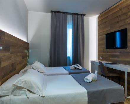 Discover all the comfort of our new rooms! For your stays in Verona, choose Hotel Turismo!